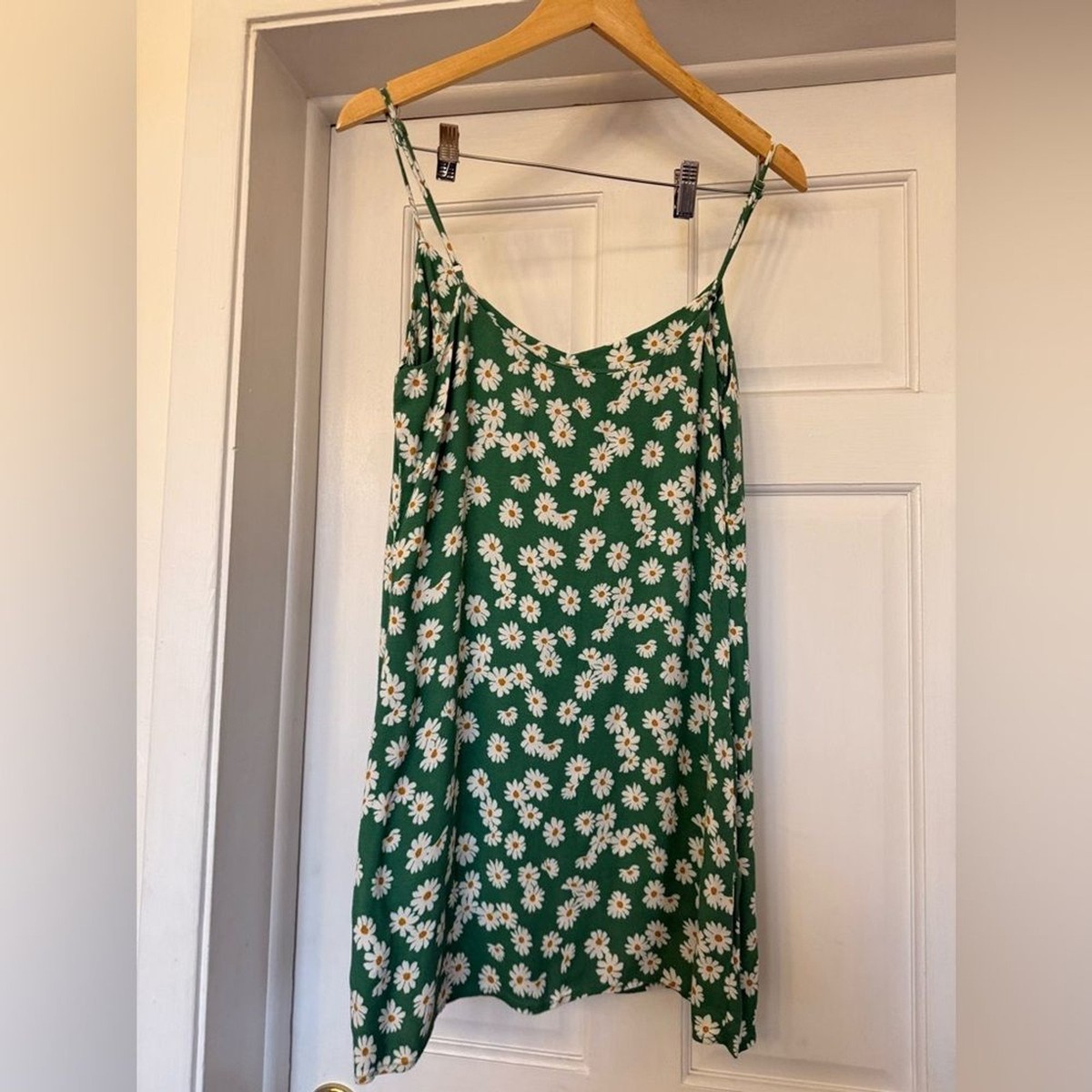 Reformation Green Floral Mini Dress size medium | eBay