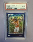 BO NIX 2024 Donruss Optic Blue Scope #209 PSA 8 Rookie RC - Broncos