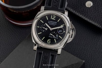Panerai Luminor Power Reserve Automatik Stahl Herrenuhr Ref. PAM00090 Box