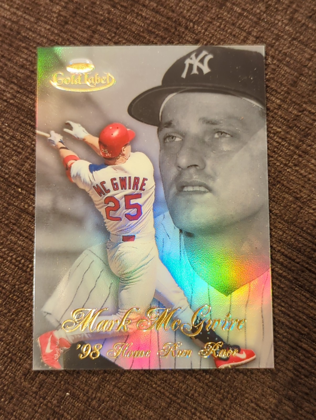 1998 Topps Gold Label Mark McGwire/Roger Maris '98 HR Race  # HR2 SP