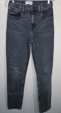 Everlane The Cheeky Jean Gray Wash High Rise Straight Jeans Women  s 28