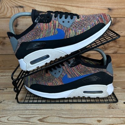 Nike Turnschuhe Damen Größe UK 5 Air Max 90 Ultra 2 Flyknit Mehrfarbig Schuhe