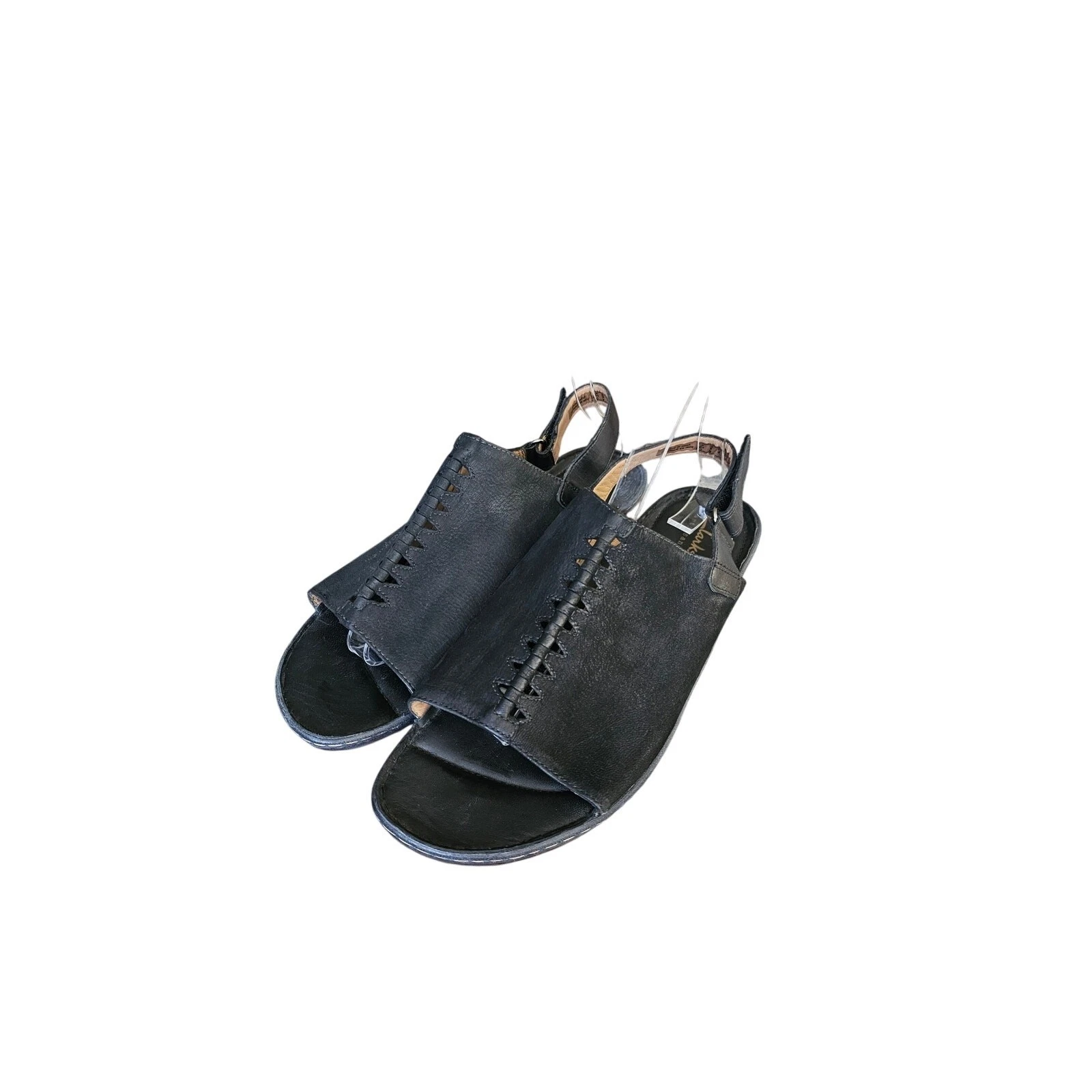 Sandali comodi Clarks Artisan Sarla Forte neri nabuk Boho Cottage Norm 9 usati in ottime condizioni