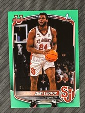 2025-26 Bowman Basketball U Green Border Zuby Ejiofor Rookie RC 1st /99 #BPP-22