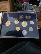AUSTRIA 1983 Official 8 Coin Mint Proof Set Hochosterwitz Castle 20 Schilling