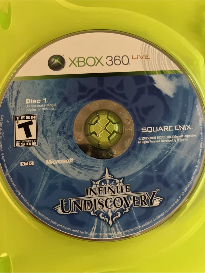 Infinite Undiscovery (Microsoft Xbox 360, 2008) CIB W/manual. Tested. Ships Fast - Image 4 of 4