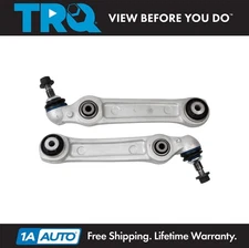 TRQ Front Lower Control Arm with Ball Joint Set Lower Rearward Fits BMW