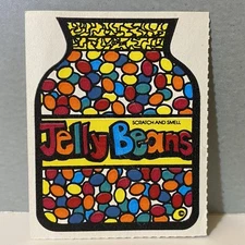 Vintage Mello Smello Scratch And Smell Jelly Beans Sticker
