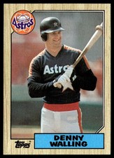 1987 Topps Denny Walling Houston Astros #222