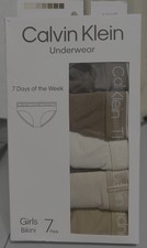 calvin klein girls bikini 7 Pack S Sz6