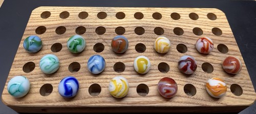 Vintage West Virginia Swirl Marbles