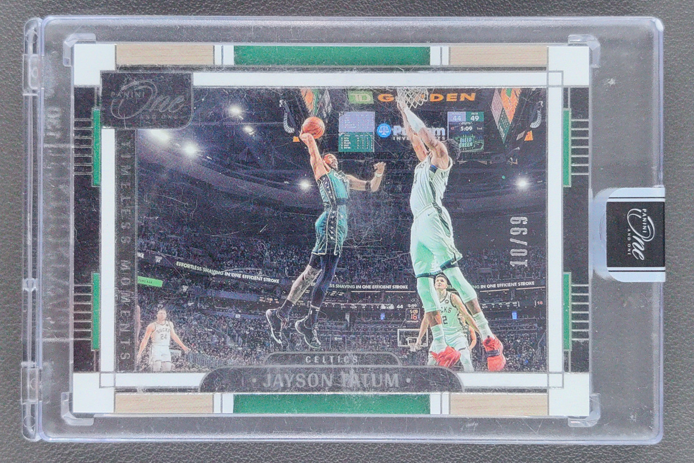 2023-24 Panini One And One Jayson Tatum Timeless Moments /99 #TM-JYT Celtics