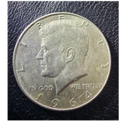 1964 Kennedy Half Dollar Silver Coin 50C 0.9 Fineness Circulated