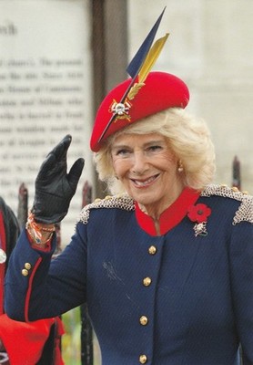 ***ORIGINAL POSTCARD-2025***KÖNIGIN CAMILLA-WINDSOR-WALES-ADEL-MONARCHIE-ROYAL
