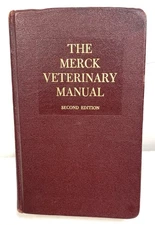 The Merck Veterinary Manual 2nd Edition Hardcover 1964