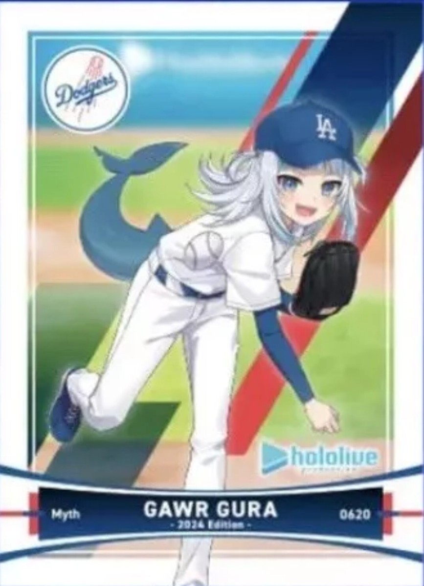 MLB - 【レア】hololive Dodgers 限定コラボ  キャップ&amp;カード LA Dodgers Hololive Promotional Baseball Cards Limited