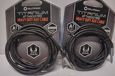 3.5mm Cable Male to Male Stereo Audio Speaker iPad PC Car Auxiliary LOT of 2