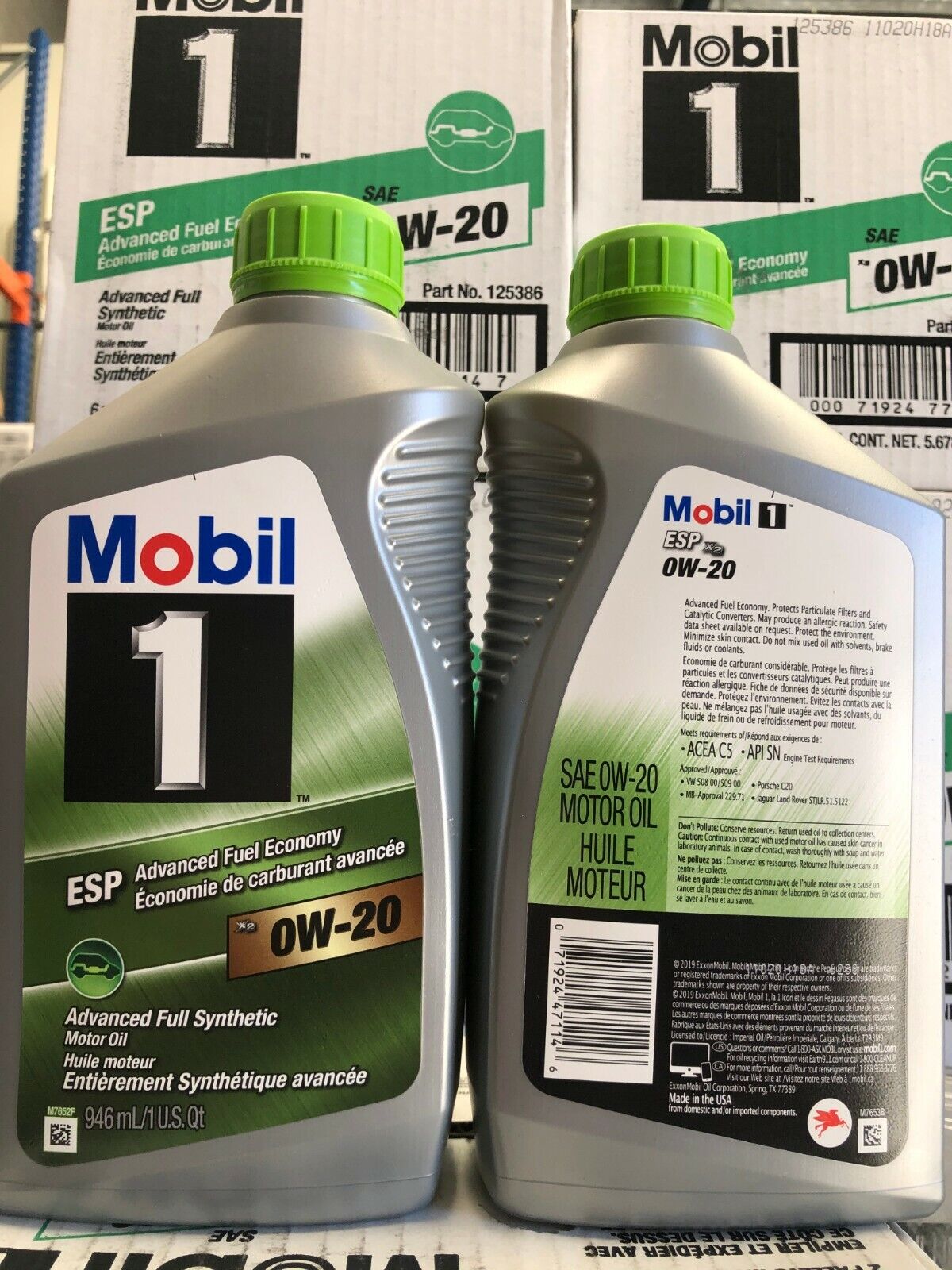 Motoröl Mobil 1 ESP x2 0W-20 1L - Car Care King