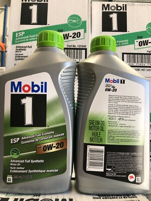5.67L 6xQT Mobil 1 Full Synthetic Engine Oil ESP X2 0W-20 VW508