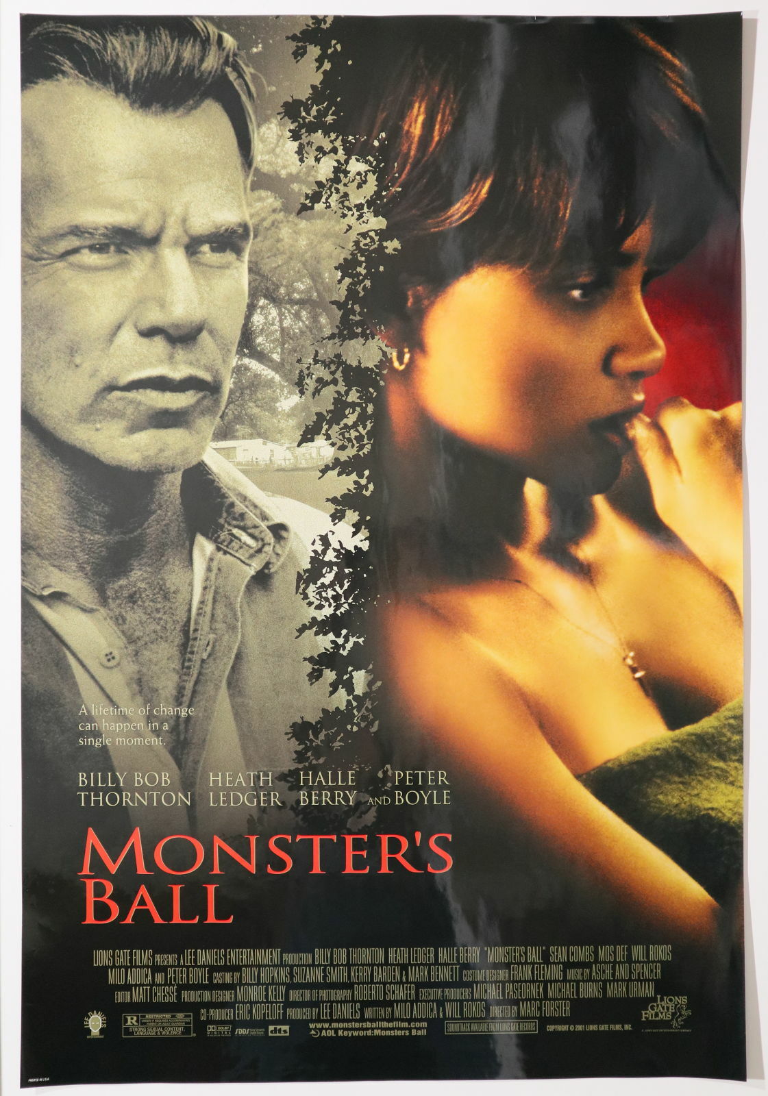 Monsters Ball 27x40 original double sided one sheet movie poster eBay