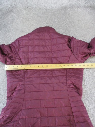 Patagonia Nano Puff Jacket Womens Small Burgundy Primaloft Insulated Puffer * - Picture 9 of 13