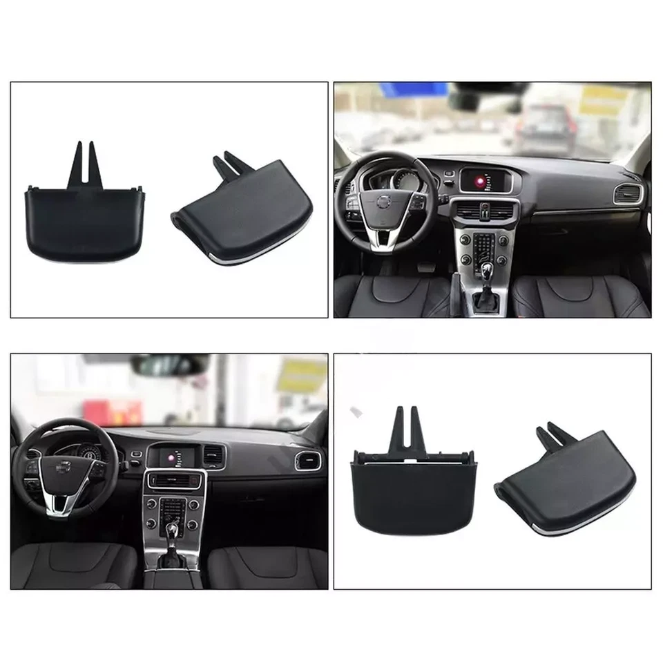 1 комплект зажимов для вкладок выпускных отверстий передних правых кондиционеров для Volvo V40 V60 S60 2011-2018 - Изображение 2 из 4