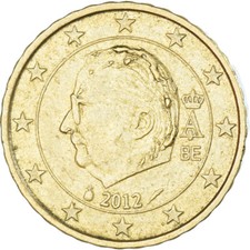 [#1172262] Bélgica, 10 Centimes, 2012, Brussels, Die Break, MBC+, Nordic gold
