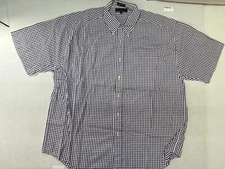 Hathaway Sport shirt Men's size 2XL multicolor button-down short-sleeve