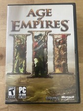 Age of Empires III PC CD ROM Game 2005 Complete 3 Discs Key Manual
