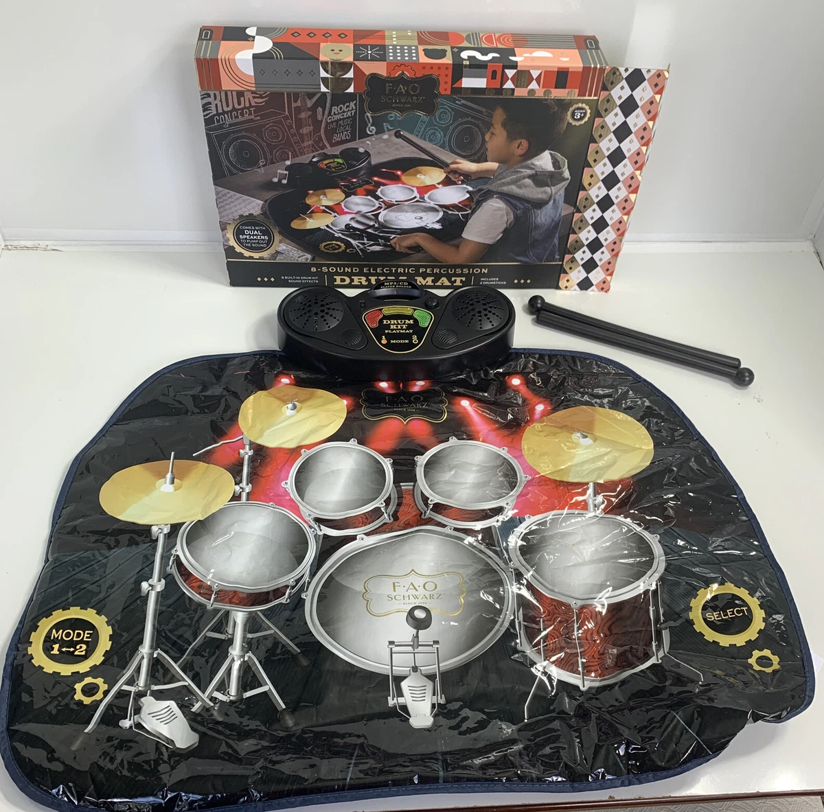 Fao schwarz drum mat deals