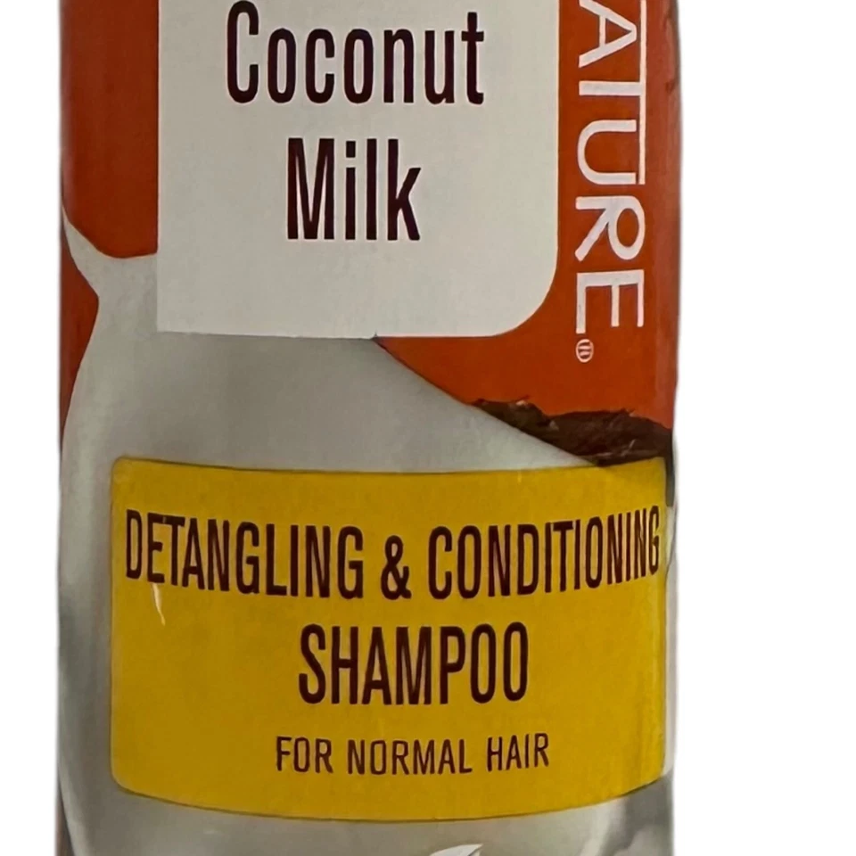 Paquete de 6 champú desenredante y acondicionador crema de la naturaleza 12 oz leche de coco Foto 3 de 4