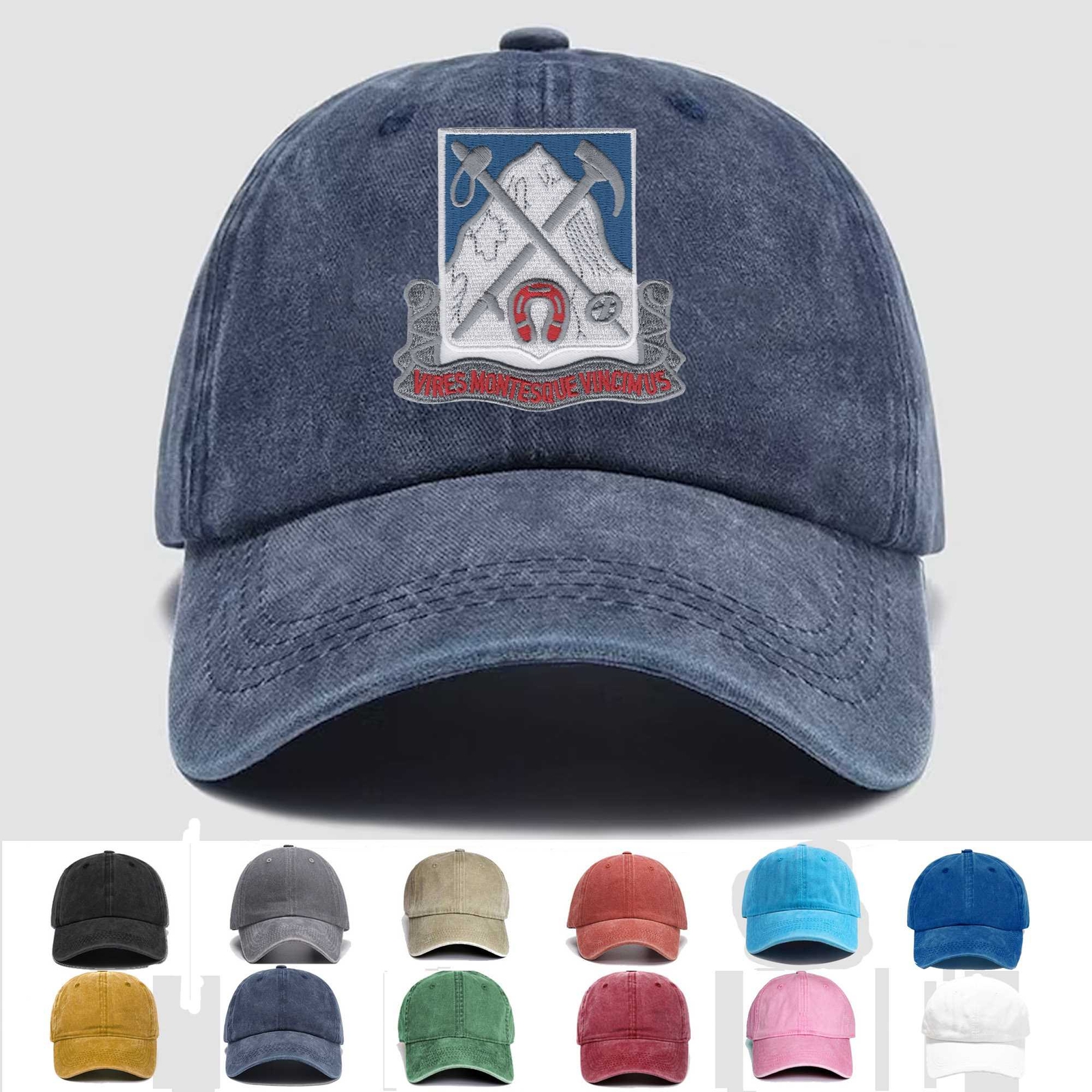 Custom Embroidered Hat 87th Infantry Regiment, Veteran Cap, Trucker Hat, Gift