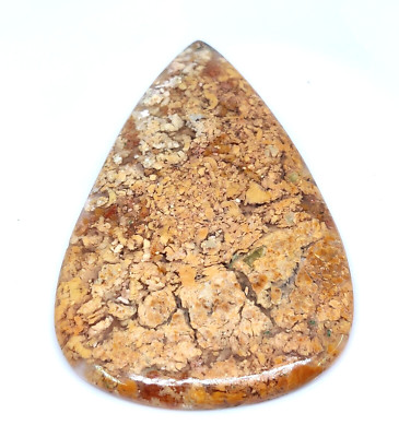 Natürliche Feder Achat Birne Cab 71 x 48 mm lose Edelstein für Schmuckherstel...