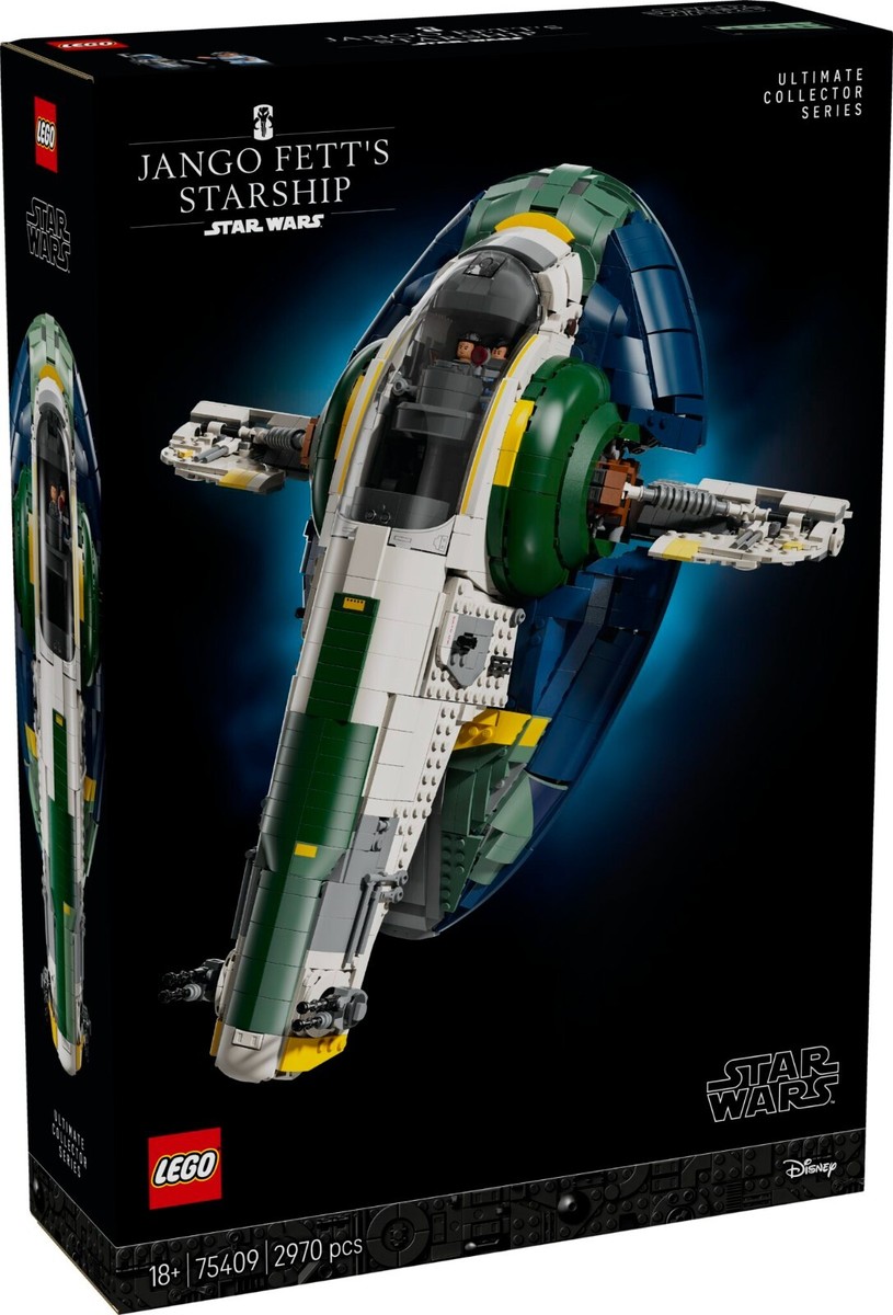 Lego 75409 Star Wars Jango Fett's Firespray-Class Starship New