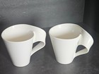 Set of 2 Villeroy & Boch Newwave Twisted Handle Coffee Mugs Germany — photo 5