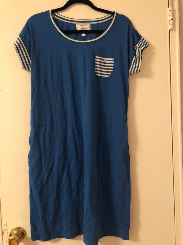 NWOT CAROLE HOCHMAN  HEAVENLY SOFT SLEEP SHIRT SIZE S COLOR BLUE