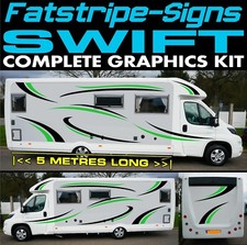 to fit SWIFT MOTORHOME GRAPHICS STICKERS STRIPES DECALS CAMPER VAN CONVERSION