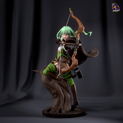Hi-Elf Archer - Goblin Slayer - Fan Art Figur - 3D Resin Print 250mm