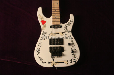 Custom Dinky Shape Frenchie Electric Guitar Warren DeMartini Solid Maple Neck