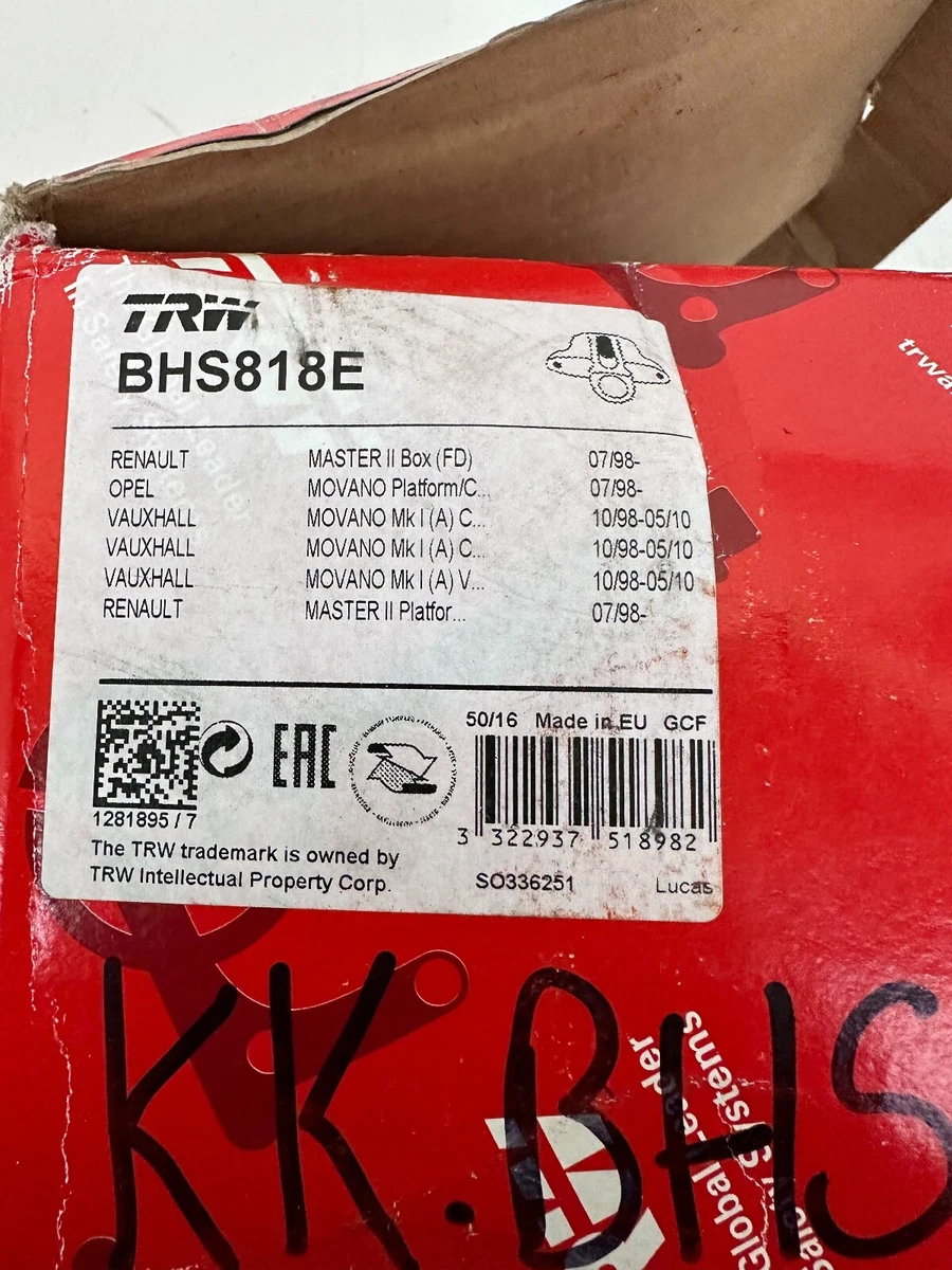 OEM REAR LEFT BRAKE CALIPER FITS OPEL VAUXHALL MOVANO RENAULT  