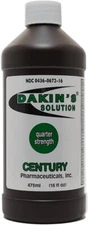 Dakin's Solution Quarter Strength 0.125%, 16 oz. Bottle