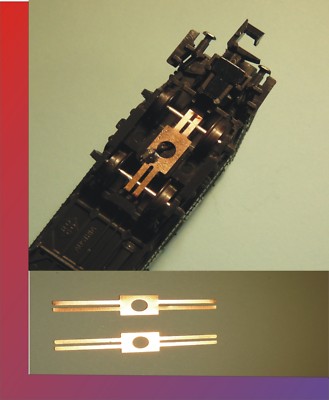 10 x Waggonbeleuchtung Radschleifer Achsschleifer Stromabnehmer Spur N / TT