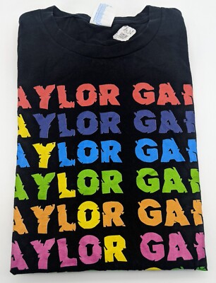 NEW Taylor Gang Wiz Khalifa Rainbow Rap Black T-Shirt Size L