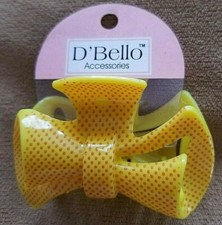 Red Polka Dotted Crab Hair Claw Clip For Women Hair-Medium