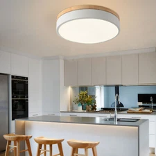 Modern Ceiling Light 3 Color Dimming LED Chandelier Kitchen Pendent Lamp Fixture