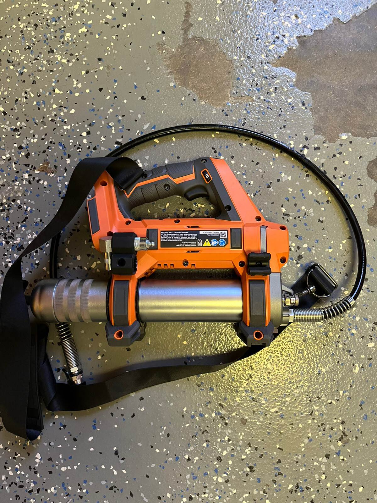 RIDGID 18V Cordless Battery Powered Grease Gun (R860445B) (Tool Only) for sale online eBay