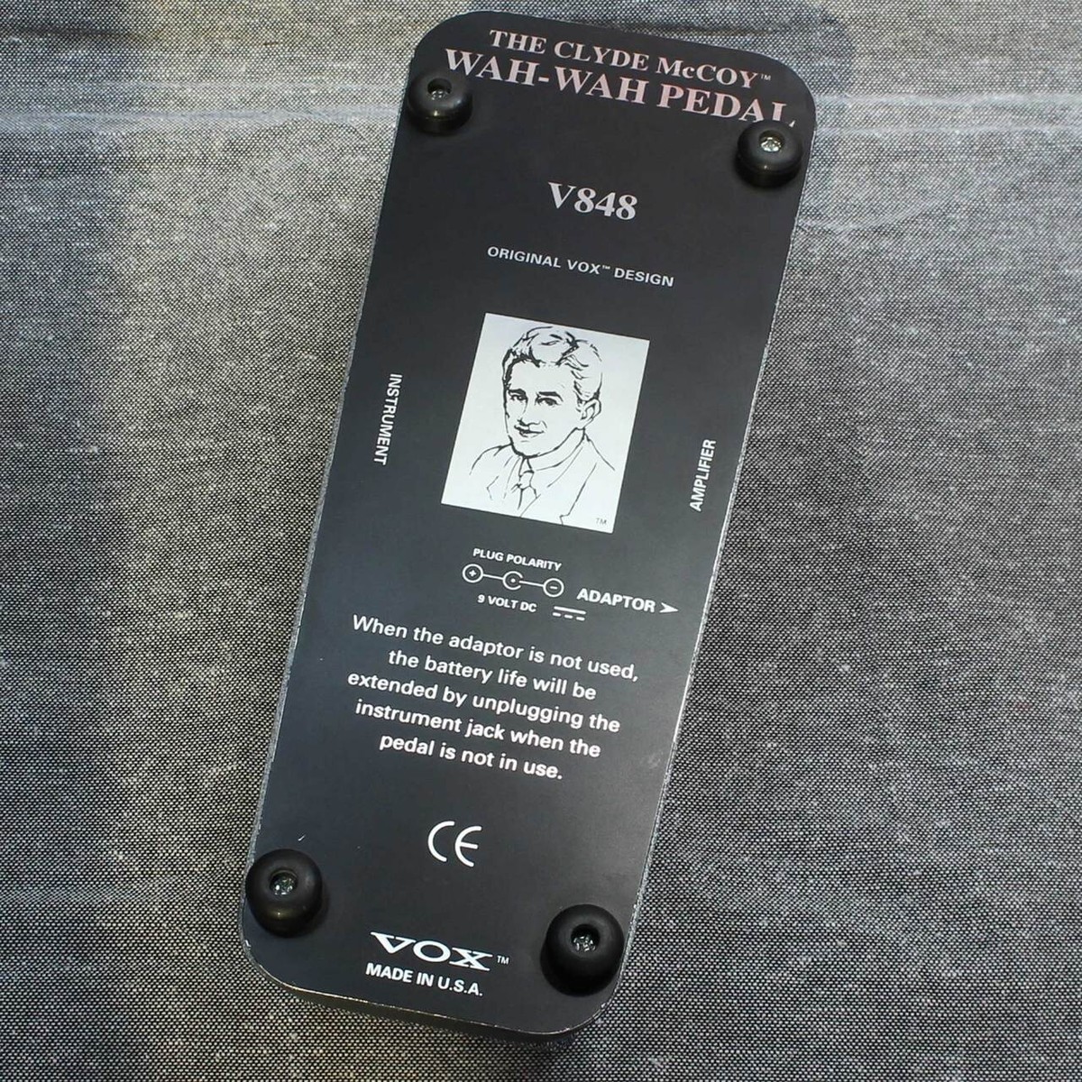 ギター VOX V848 The Clayde McCoy Wah Pedal VOX V848 Clyde McCoy Wah Pedal | Guitar Center