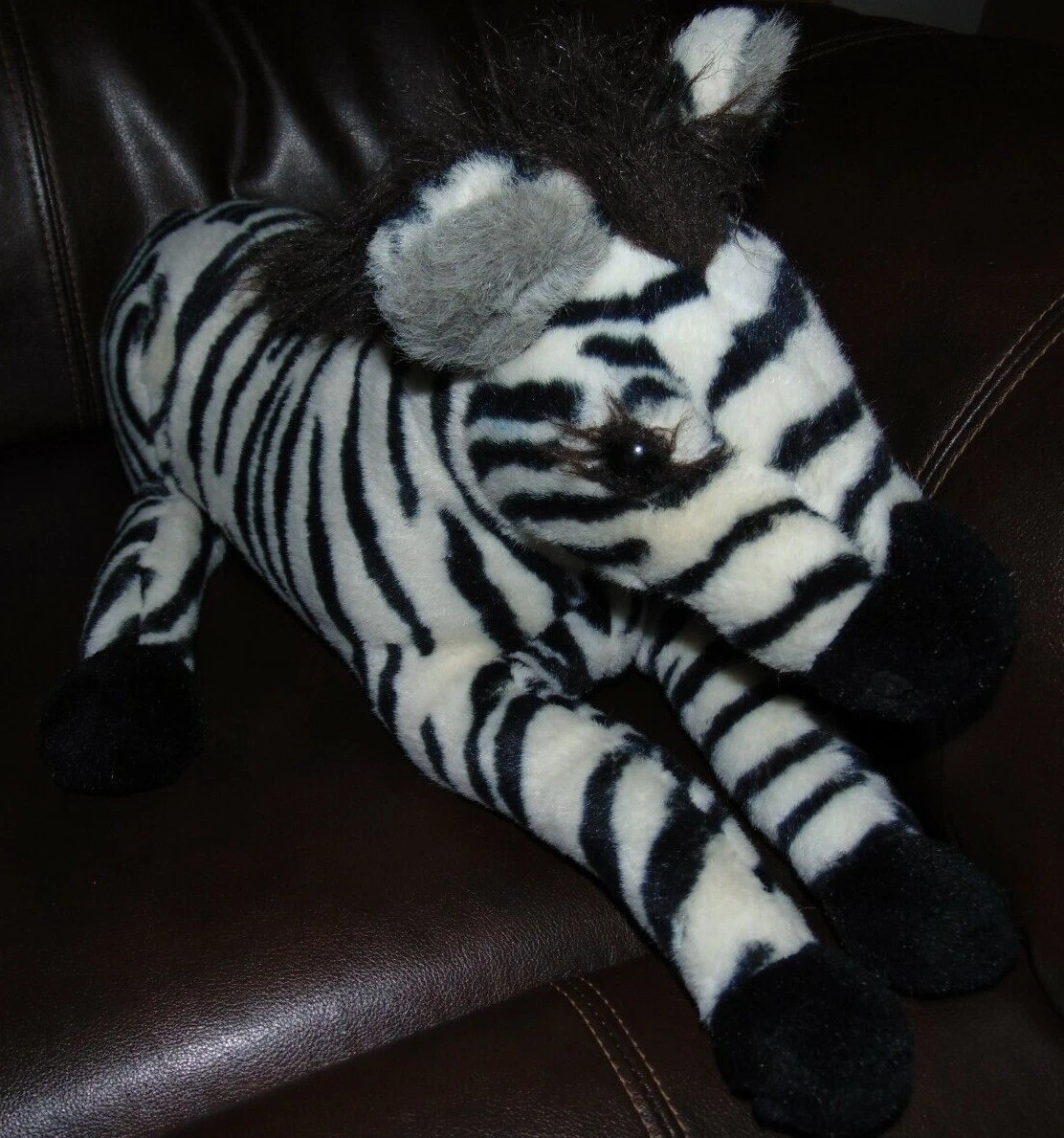 Large zebra teddy deals