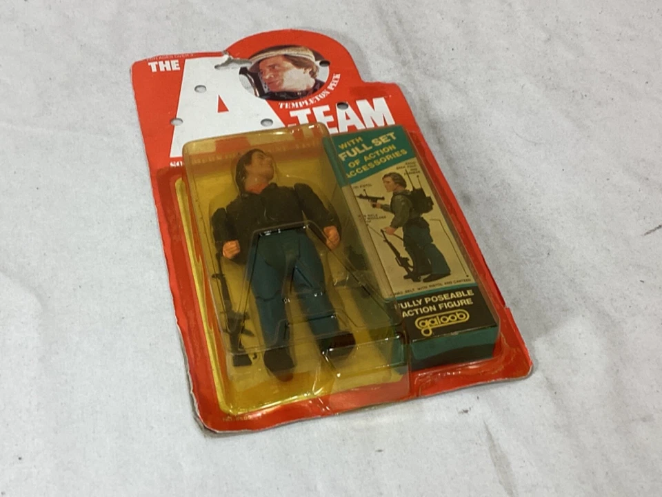 NUEVO 1984 De Colección Galoob A Team Pmpleton Peck Cara Figura Sellada Sin usar, en caja Cardada RARO Foto 2 de 4