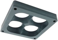 Allstar Professioneller Carb Spacer 4500 Konisch 4 Loch 1,00In
